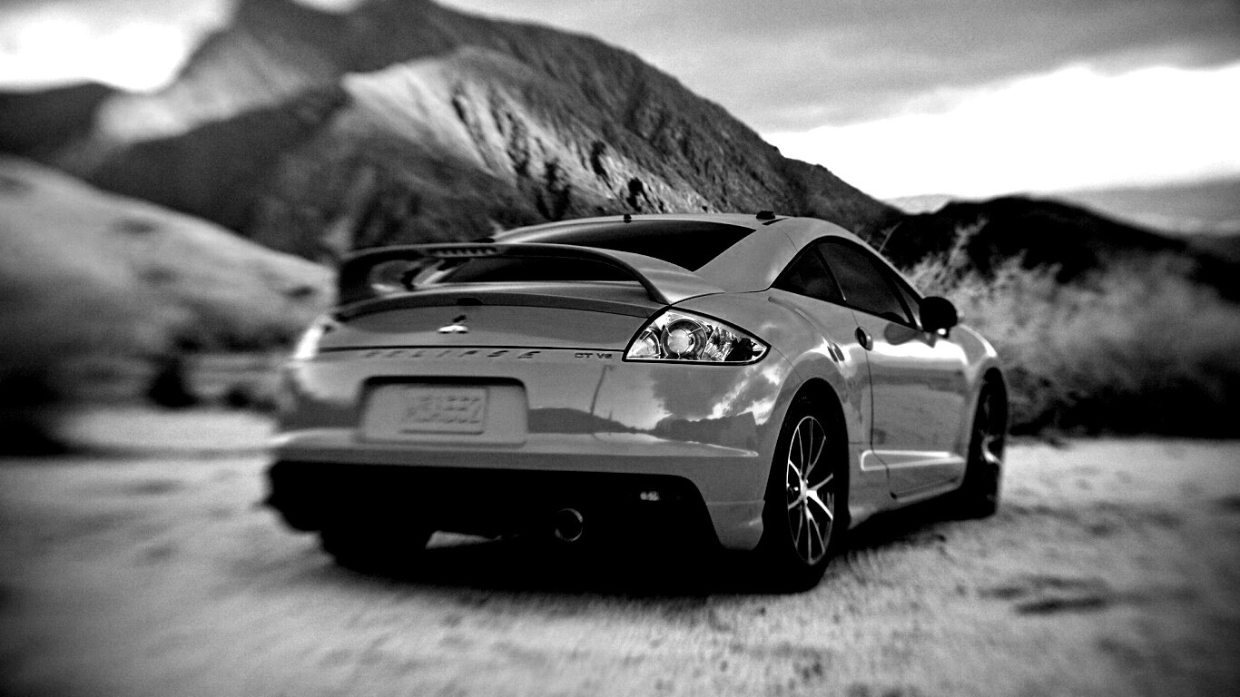 Mitsubishi в горах обои