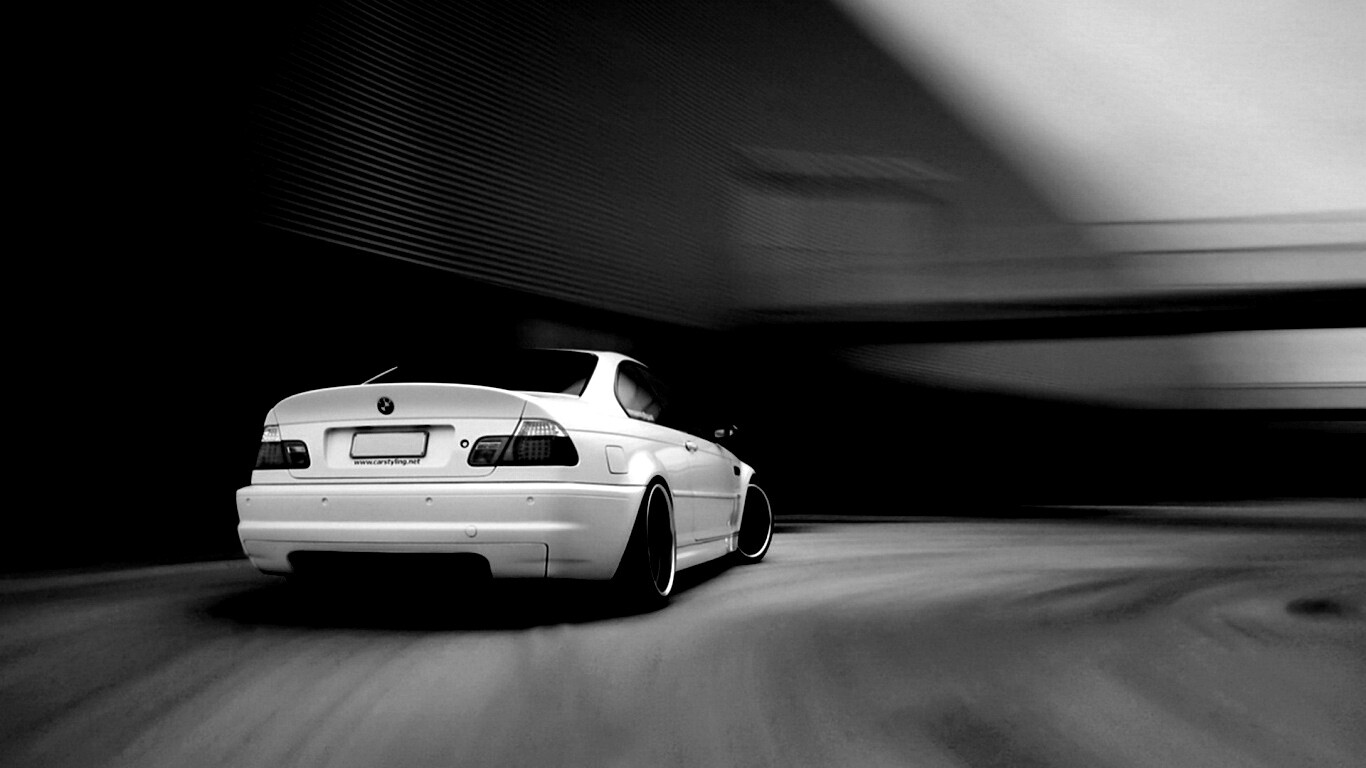 Белый БМВ обои