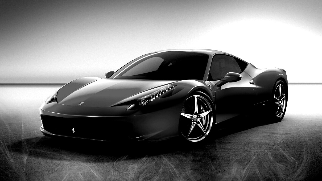 Огненный феррари обои