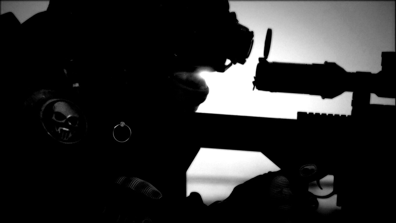 Снайпер за работой обои