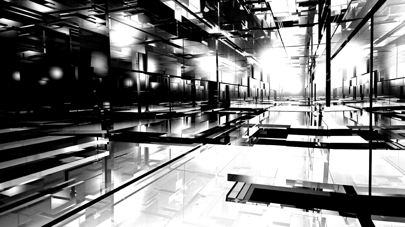 Бесконечные отражения обои