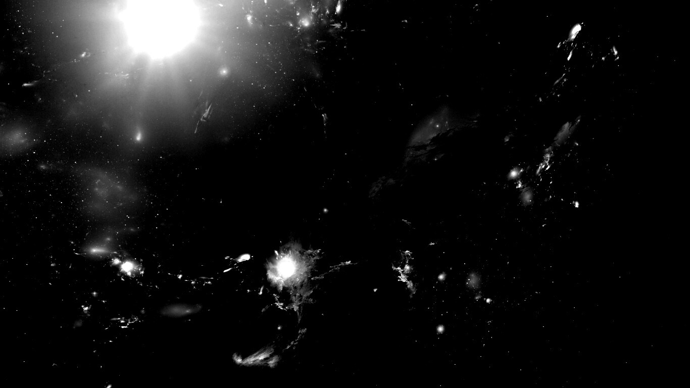 Зеленая туманность обои