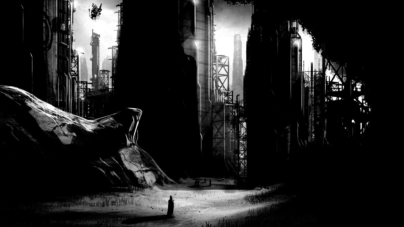 Технократический город обои