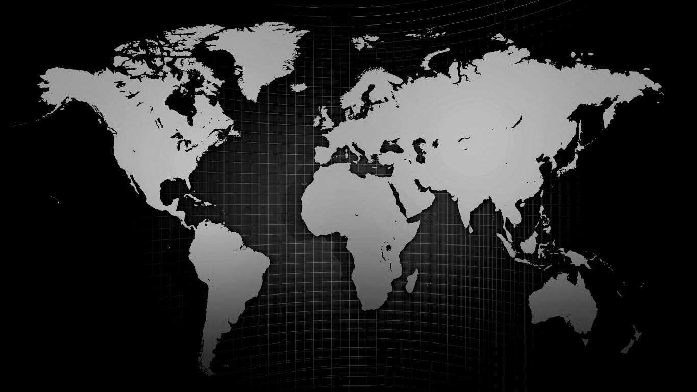 Цифровая карта мира обои