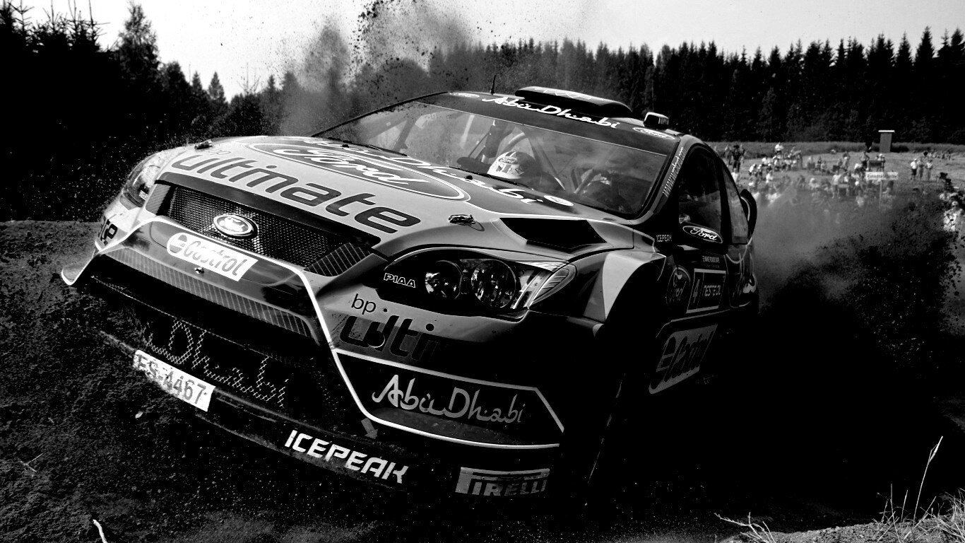 Форд учавствует в ралли обои
