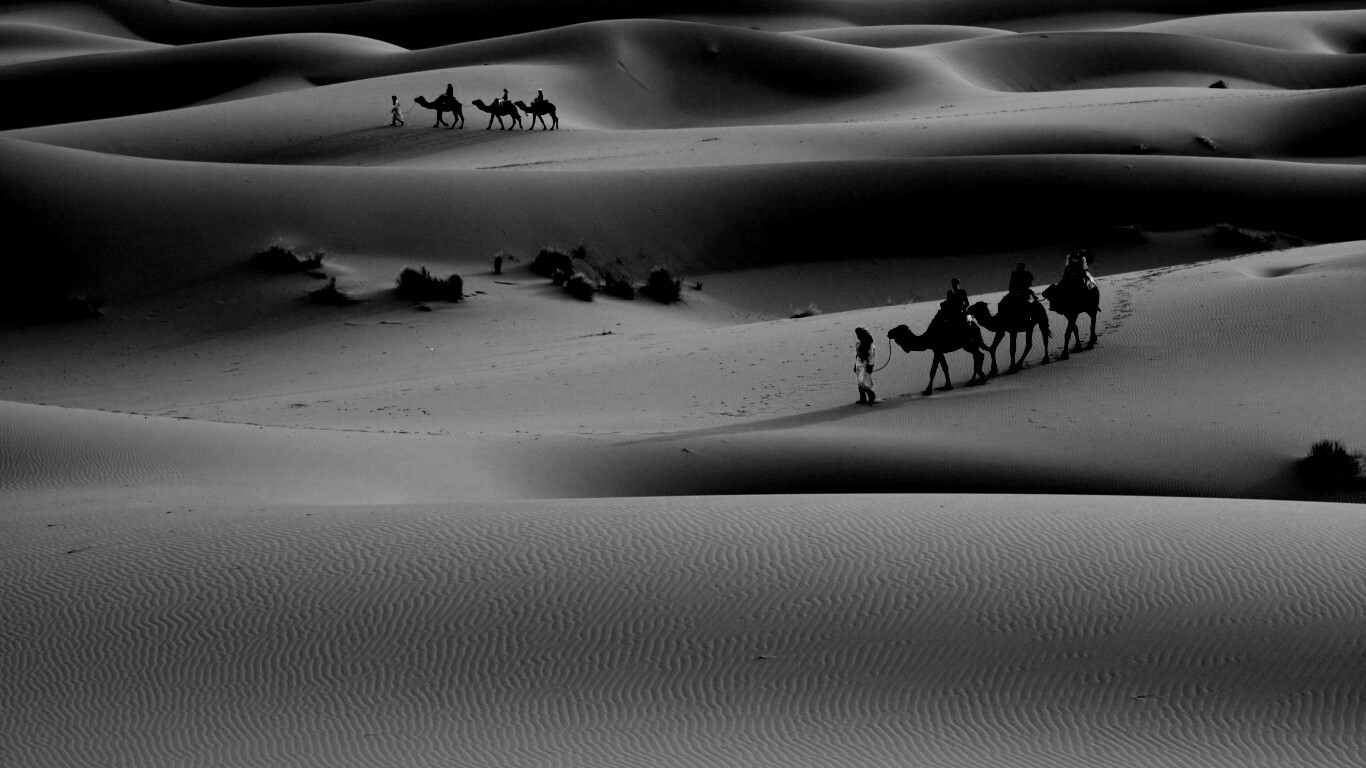 Караваны пустыни обои
