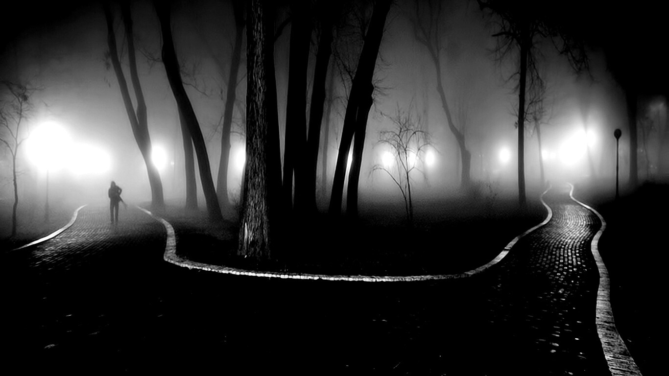 Пустынный лабиринт парковых дорожек обои