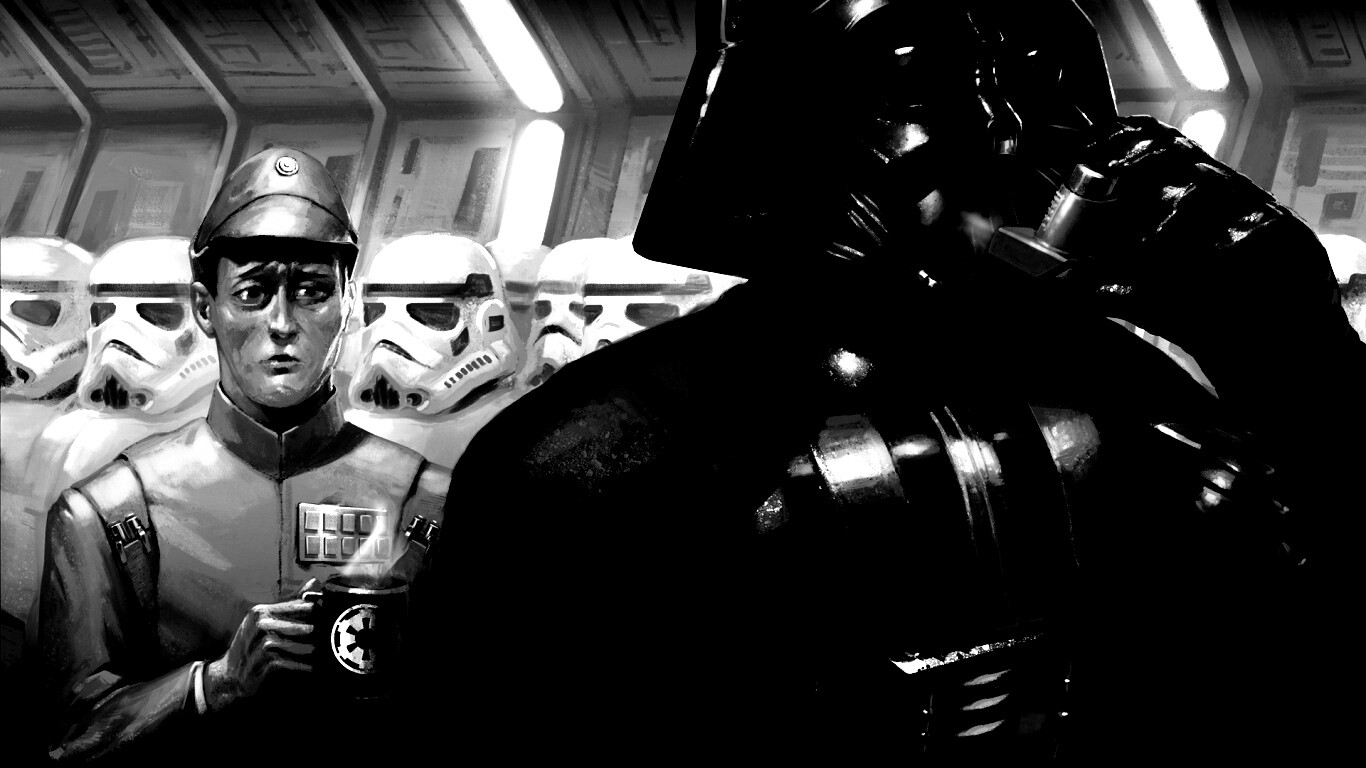 Дарт Вейдер с ингалятором обои