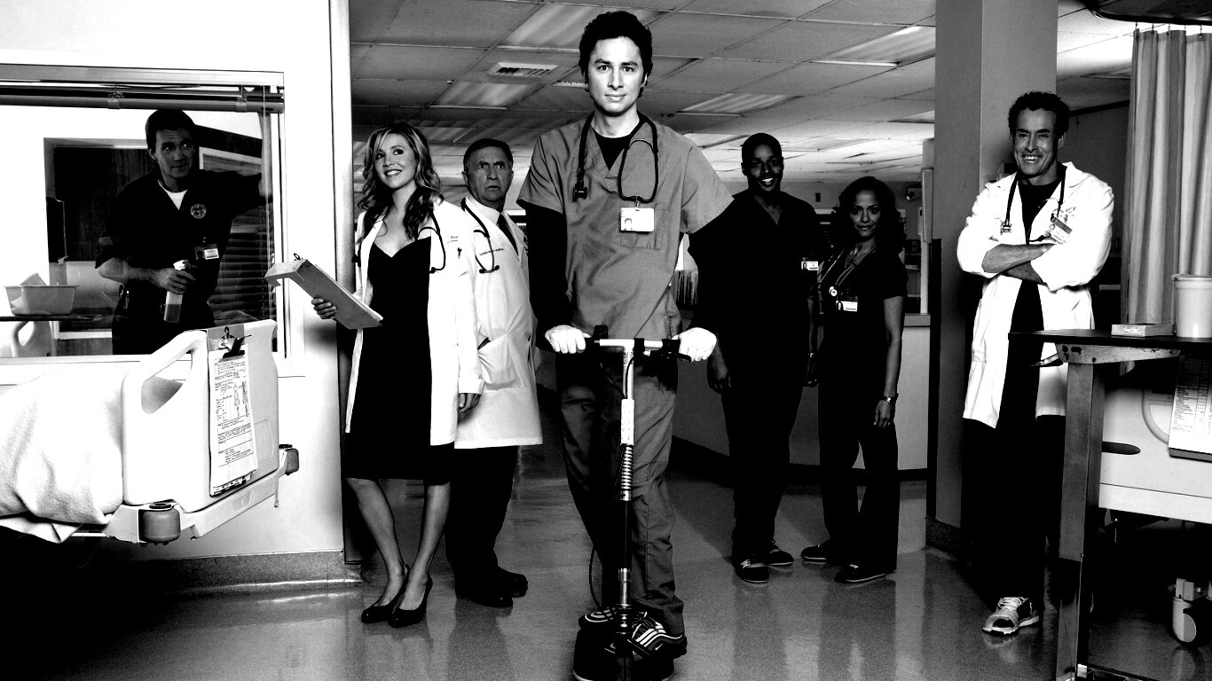 Герои сериала Клиника обои