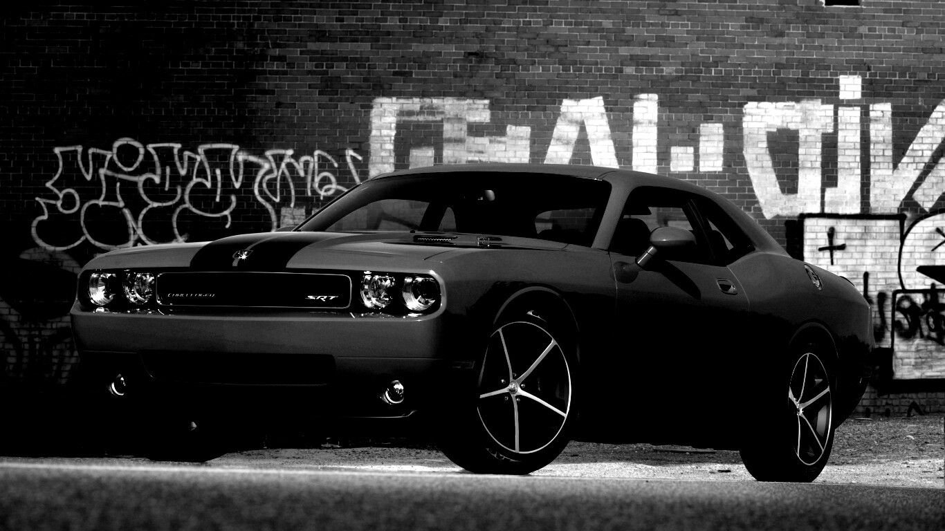 Розовый мускулкар обои