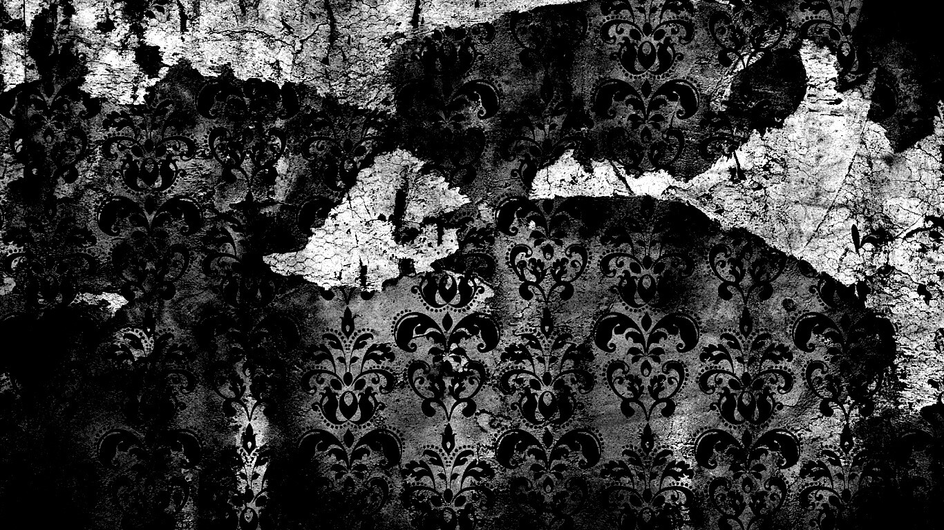 Рваные винтажные обои и штукатурка обои