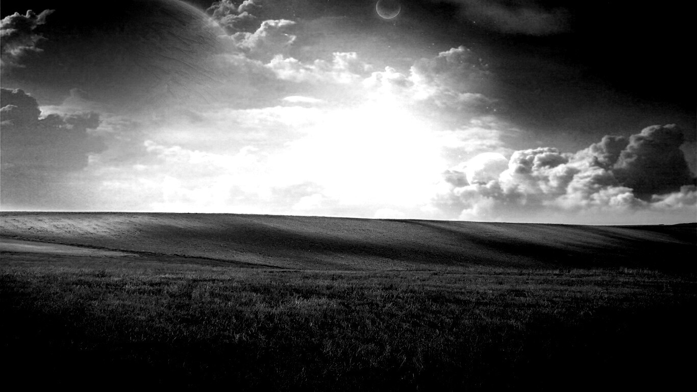 Луг на другой планете обои