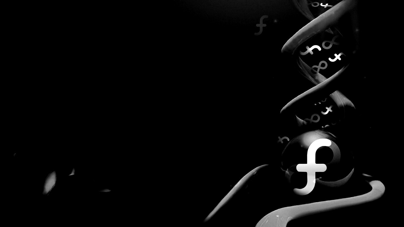 OS Fedora обои
