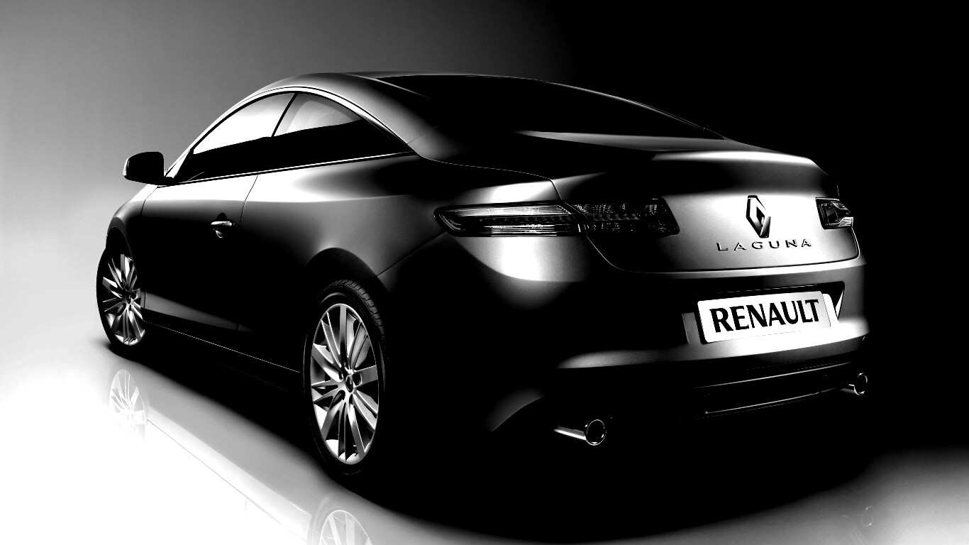 Рено Лагуна: вид сзади обои
