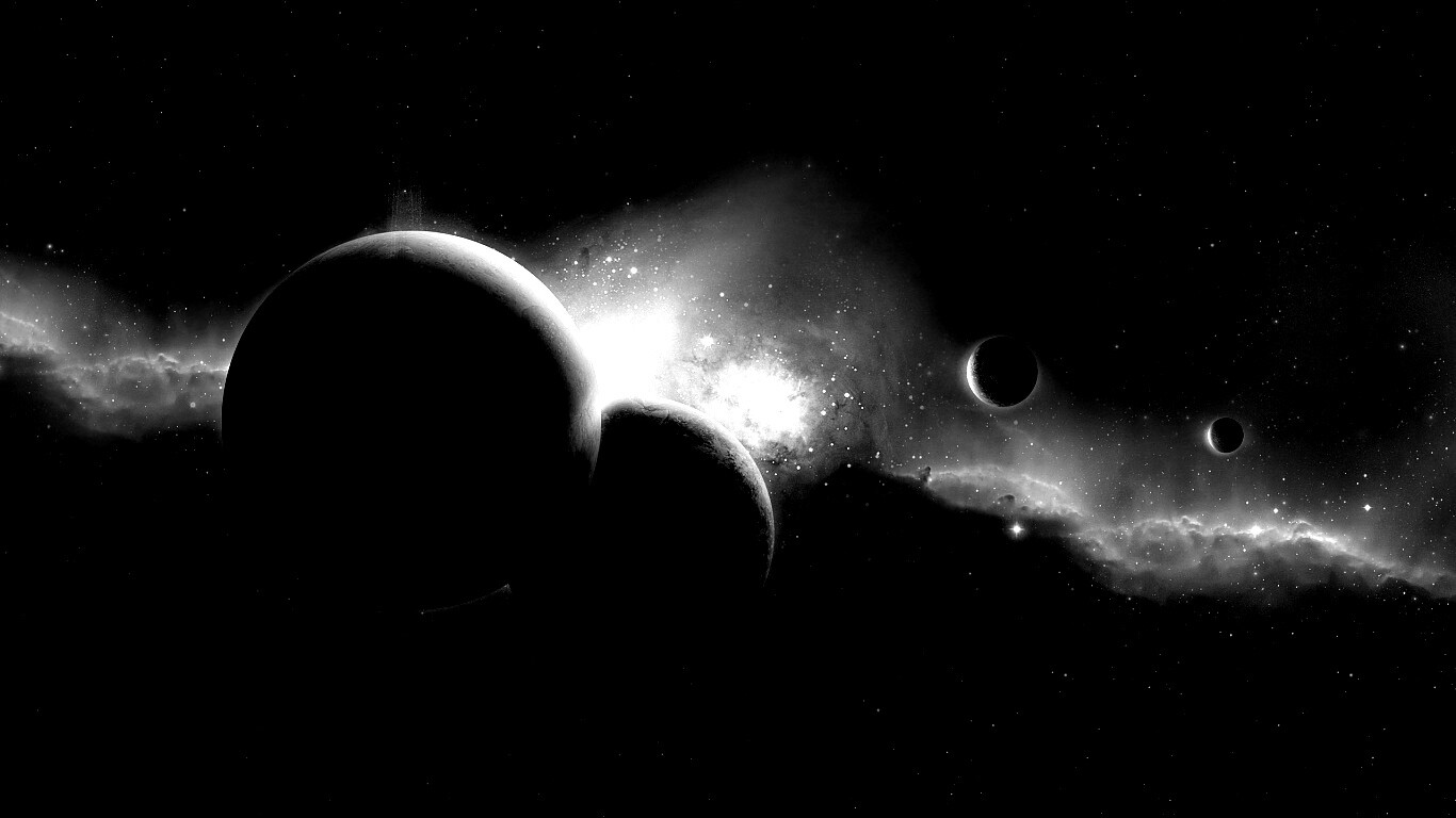 Фиолетовая вселенная обои