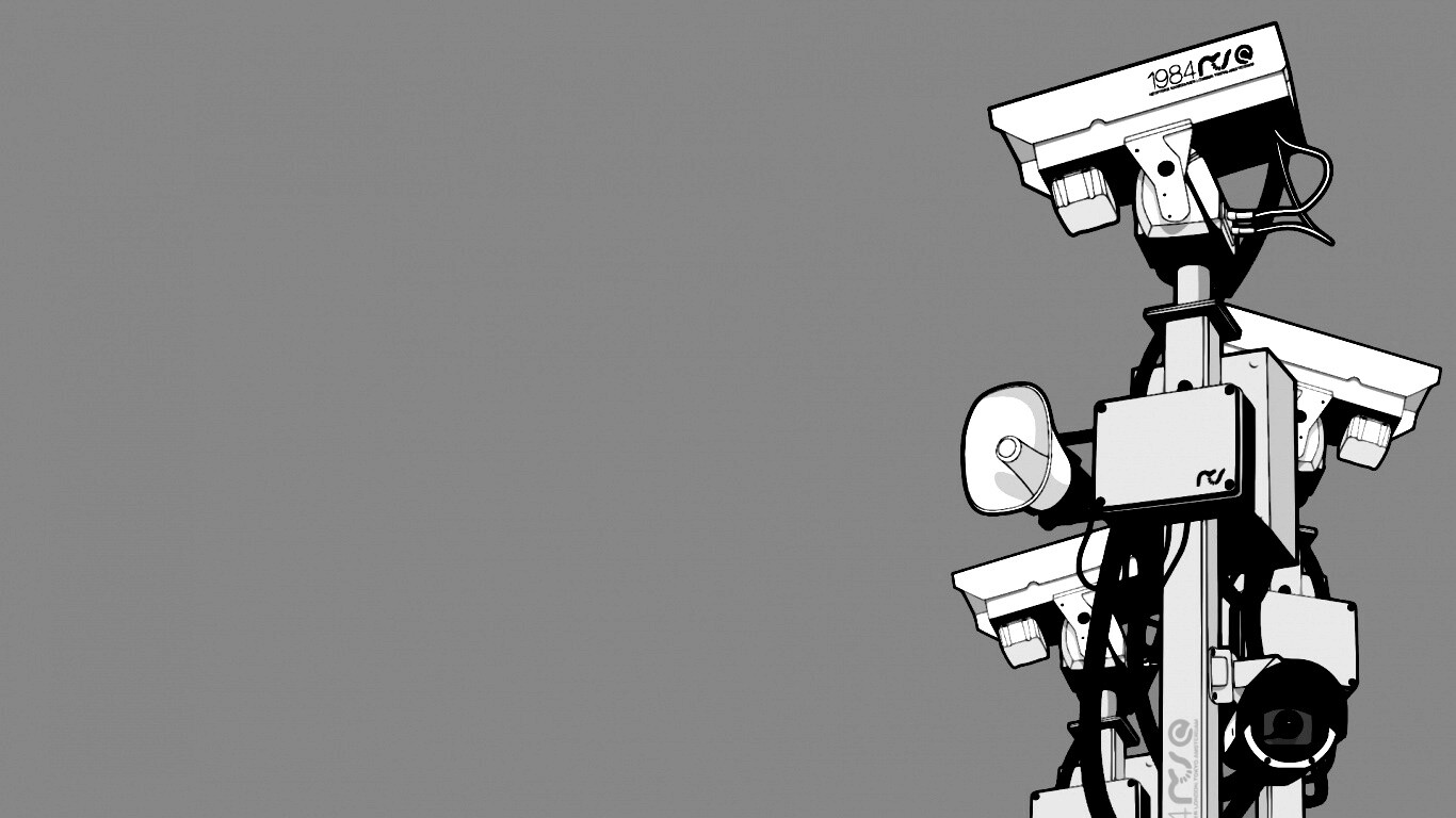 Недремлющее око камер наблюдения обои