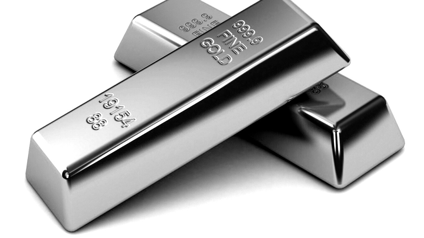 Настоящее золото в слитках обои