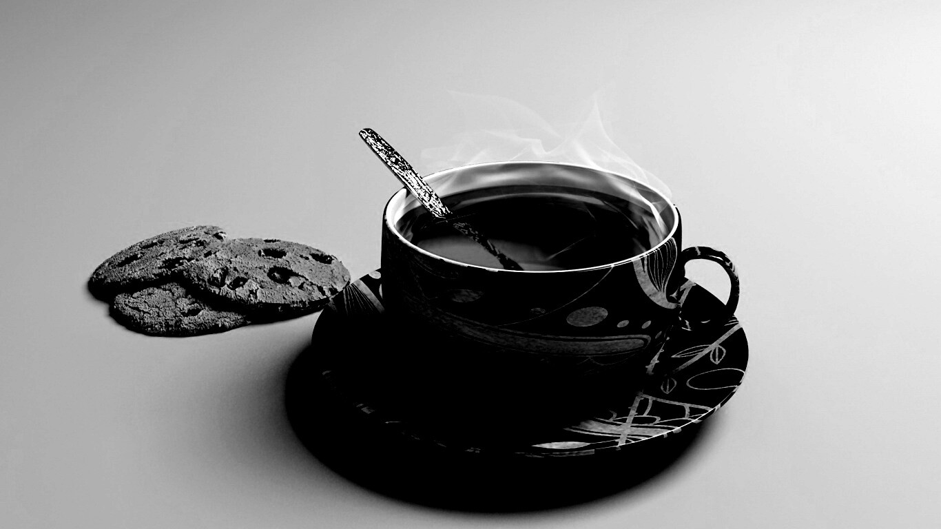 Чаек с печеньками обои