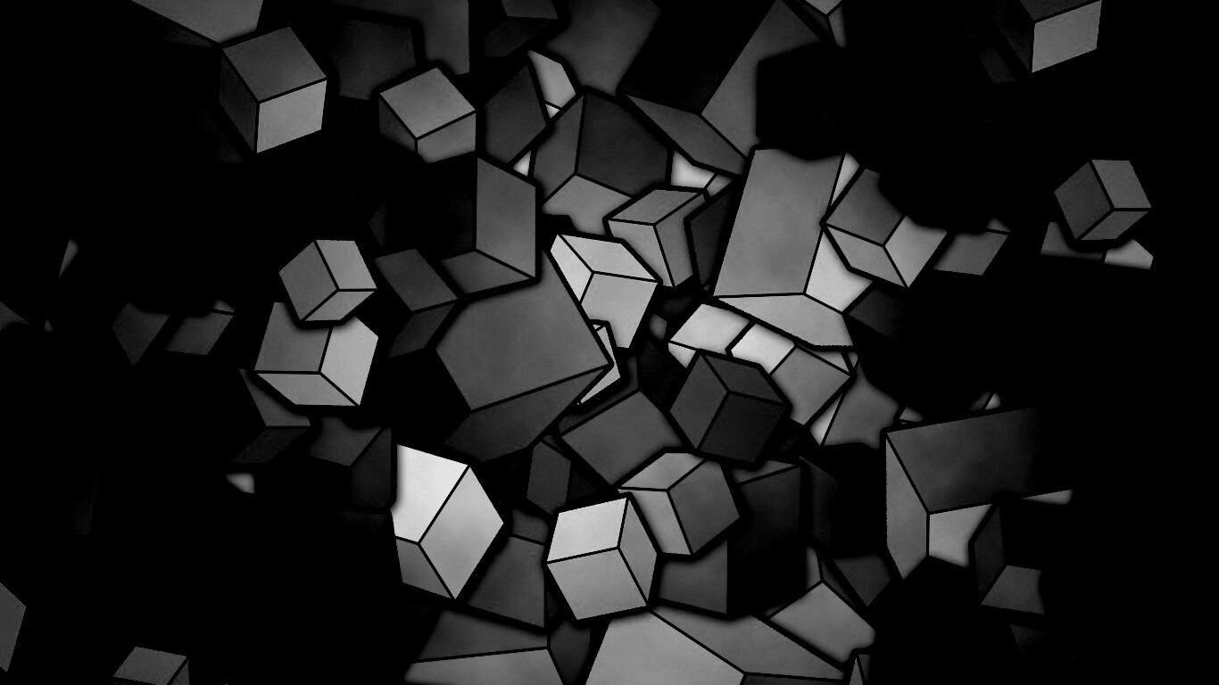 Кубики обои