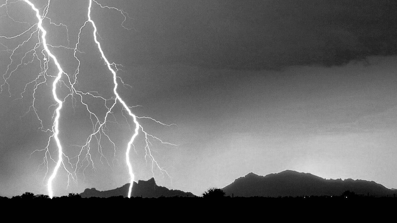 Двойная молния обои