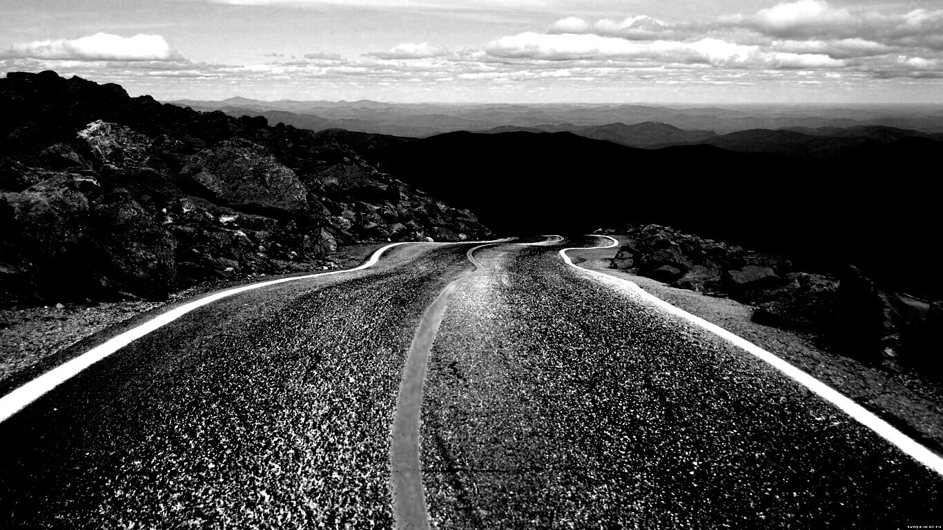 Горная дорога обои
