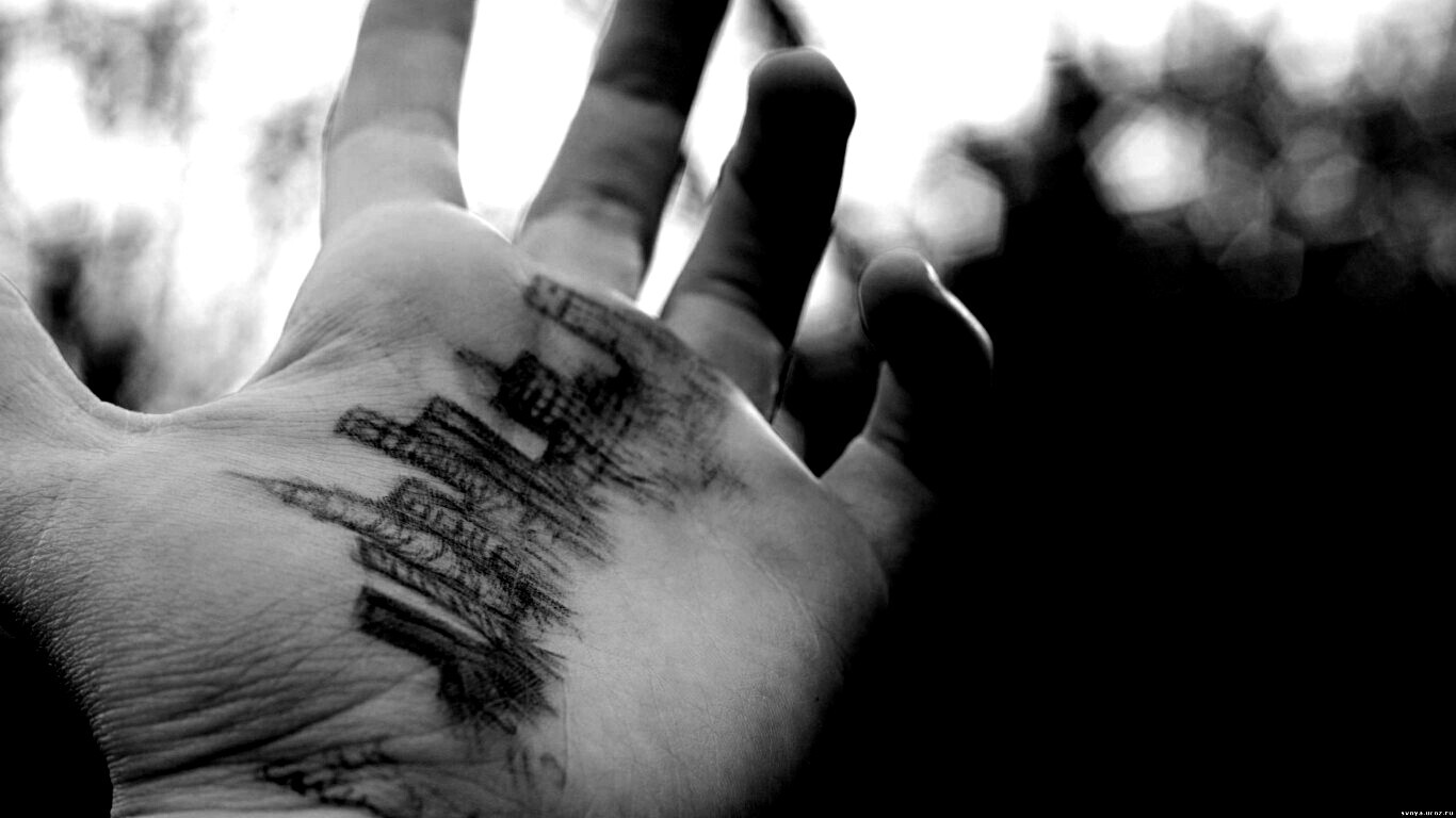 Город на ладони обои