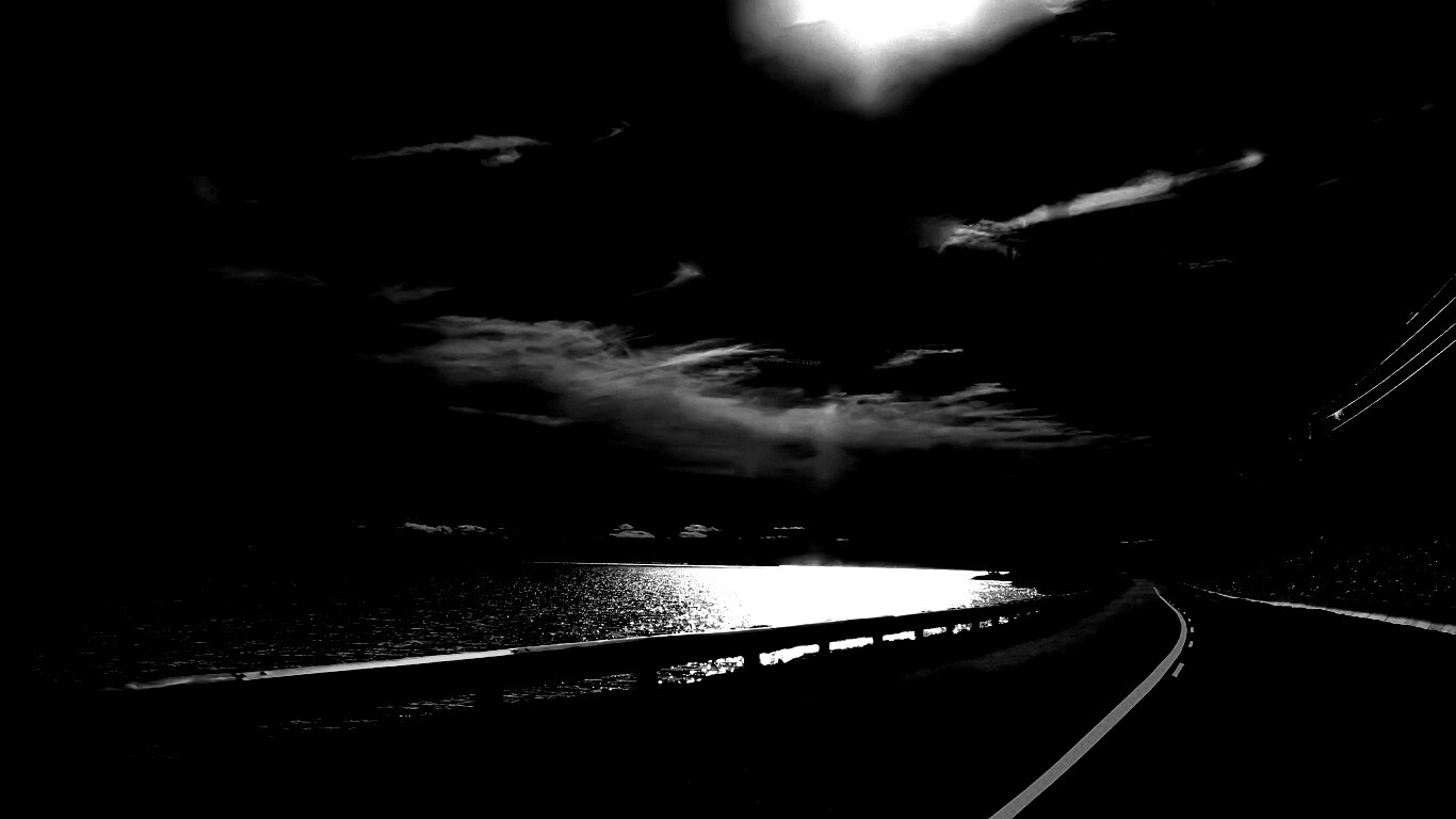 Ночная дорога обои