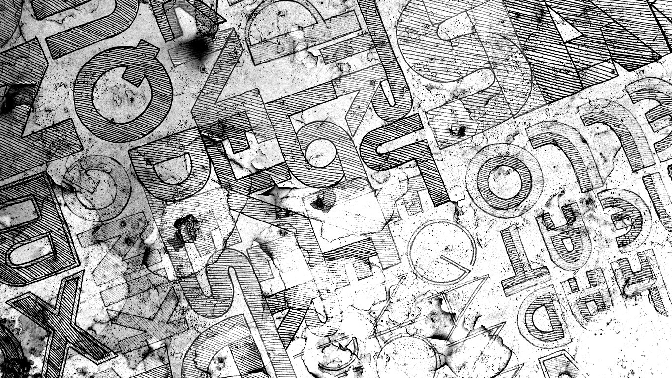 Буквы и надписи обои