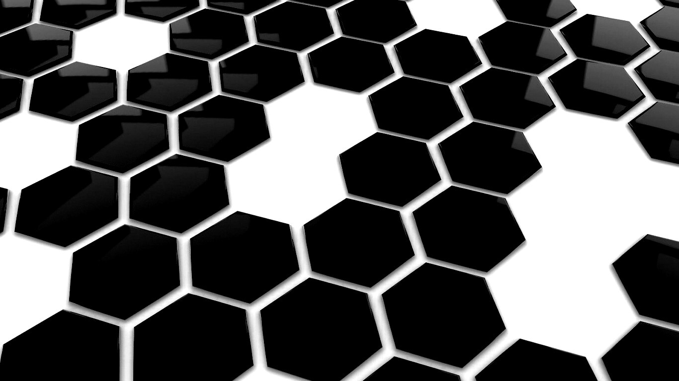 Мозаика из шестигранников обои