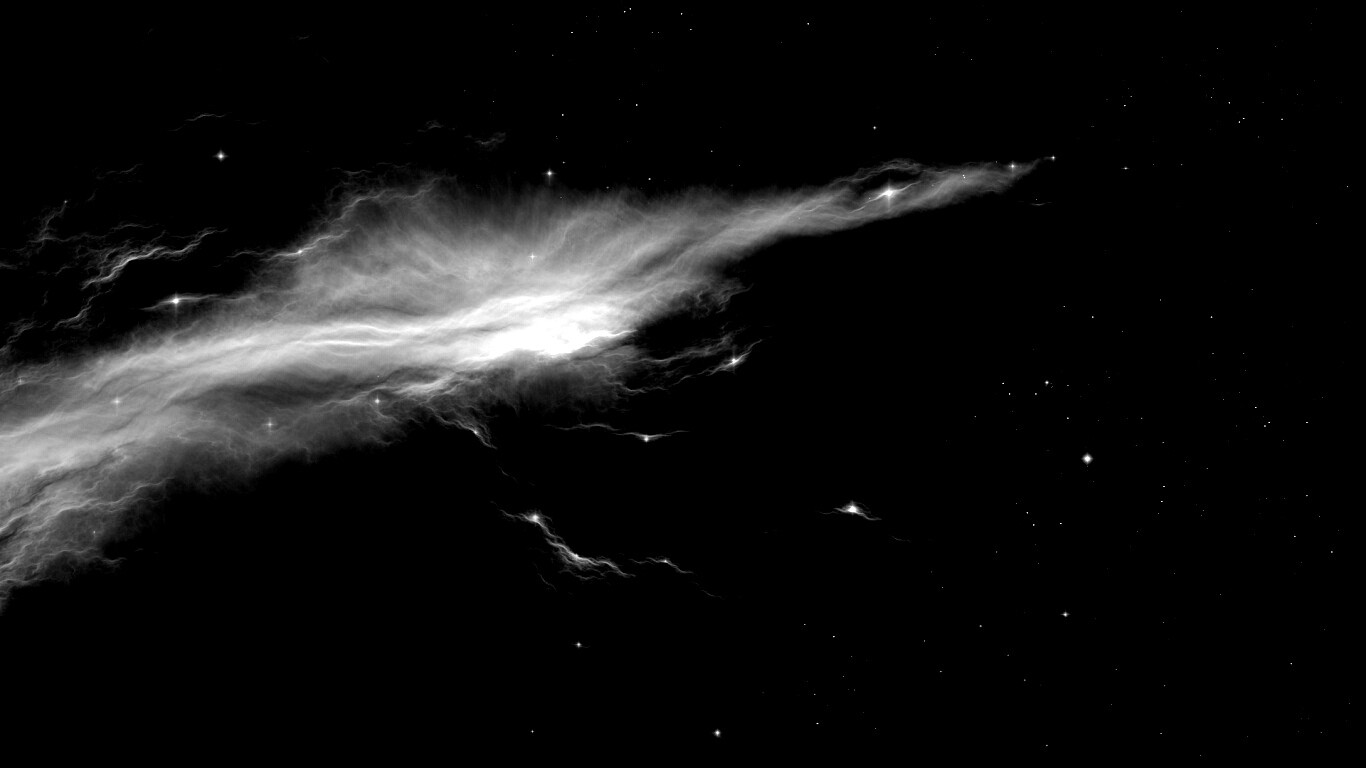 Туманность в глубинах космоса обои