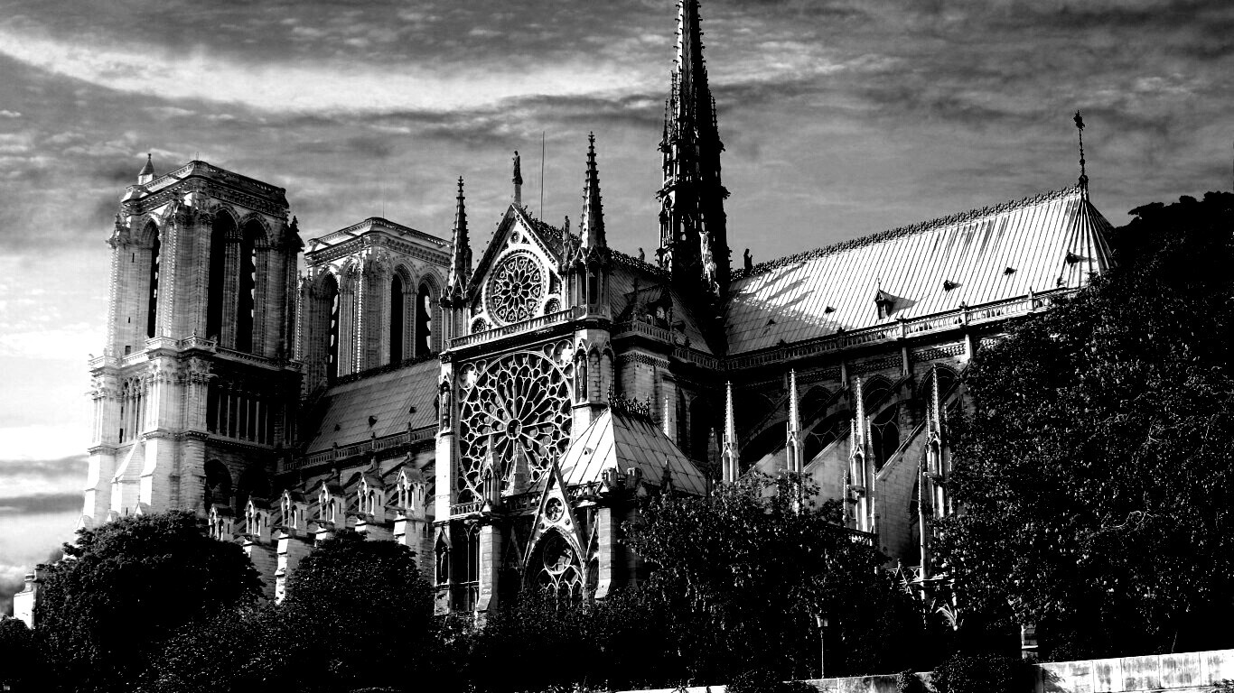 Собор парижской Богоматери обои