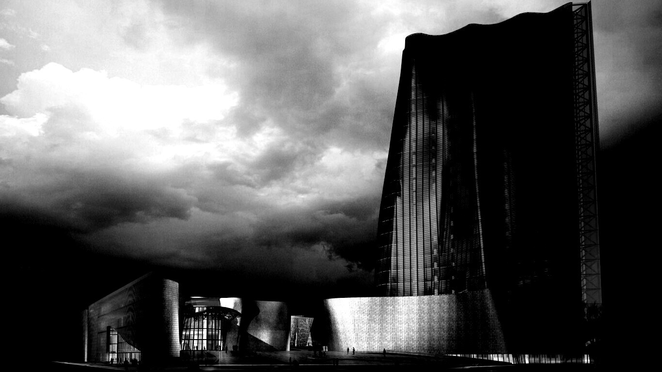 Здание обои