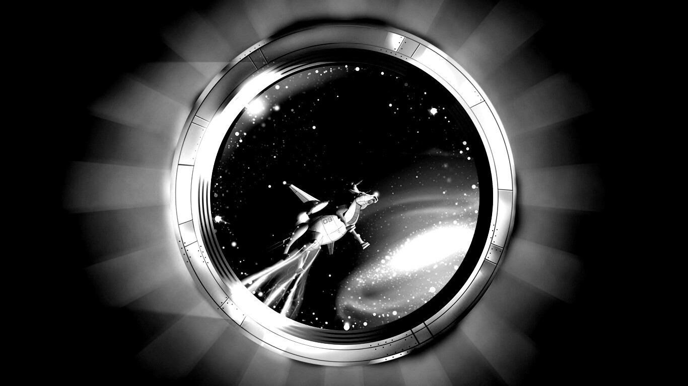 Космическая корова обои