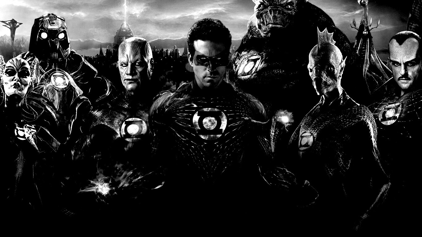 Зелёные фонари обои