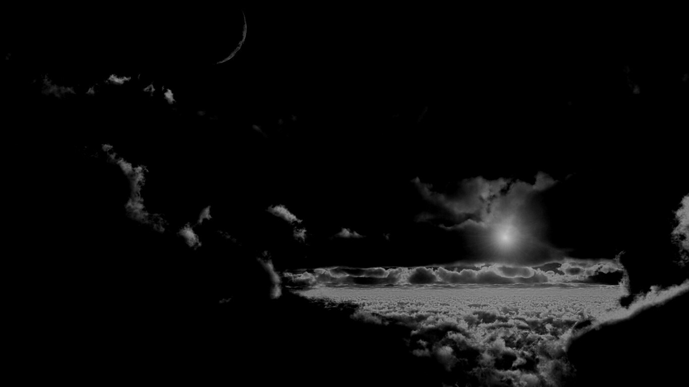 Над облаками обои