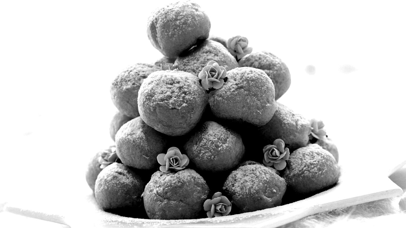 Круглые пироженки обои