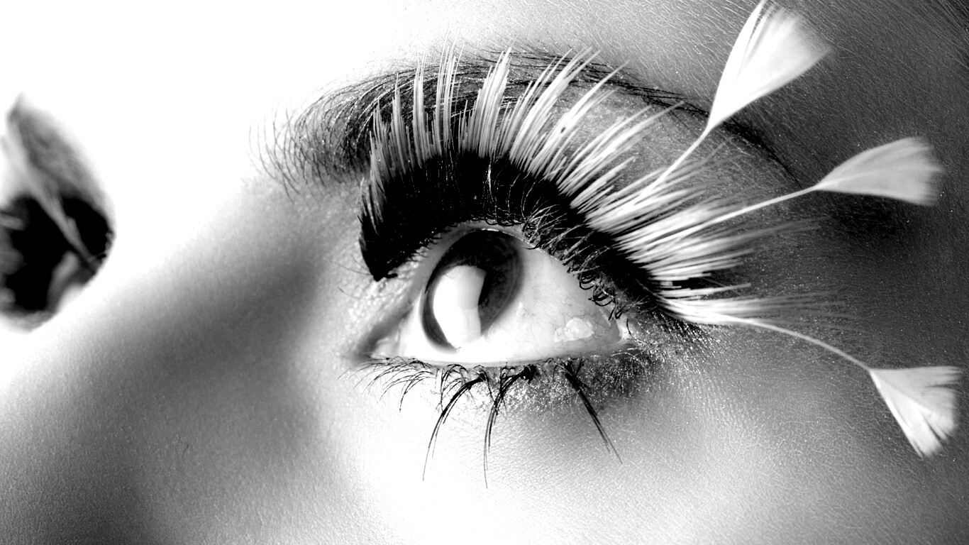 Красивые ресницы обои