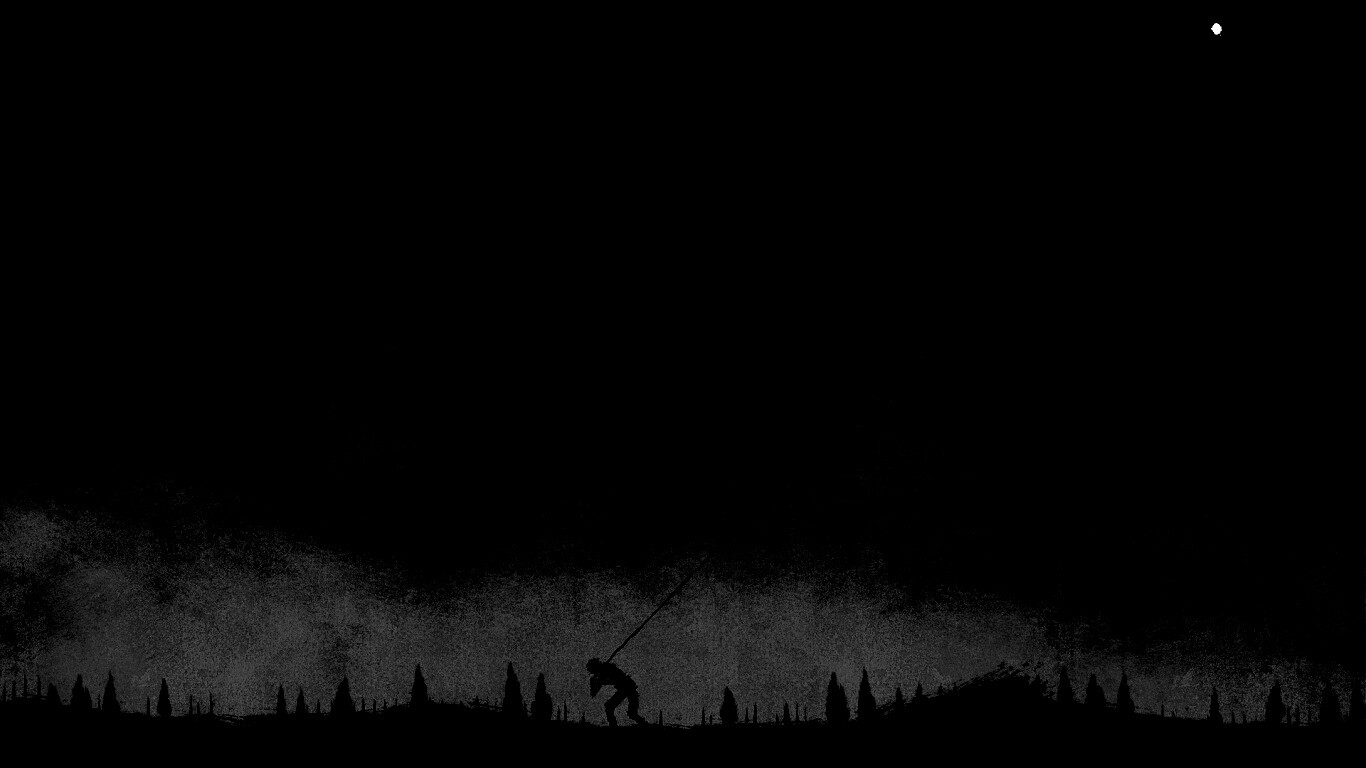 Человек тянущий звезду обои