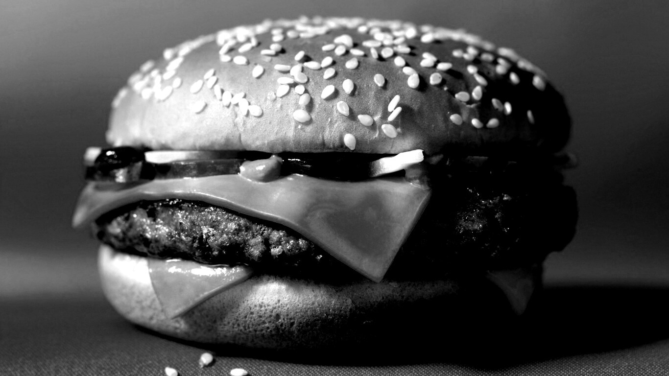 Сочный чизбургер обои