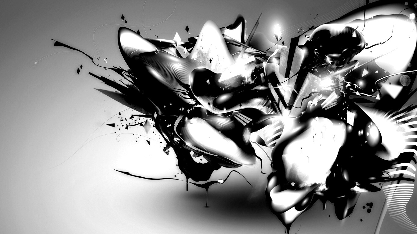 Яркая абстракция обои