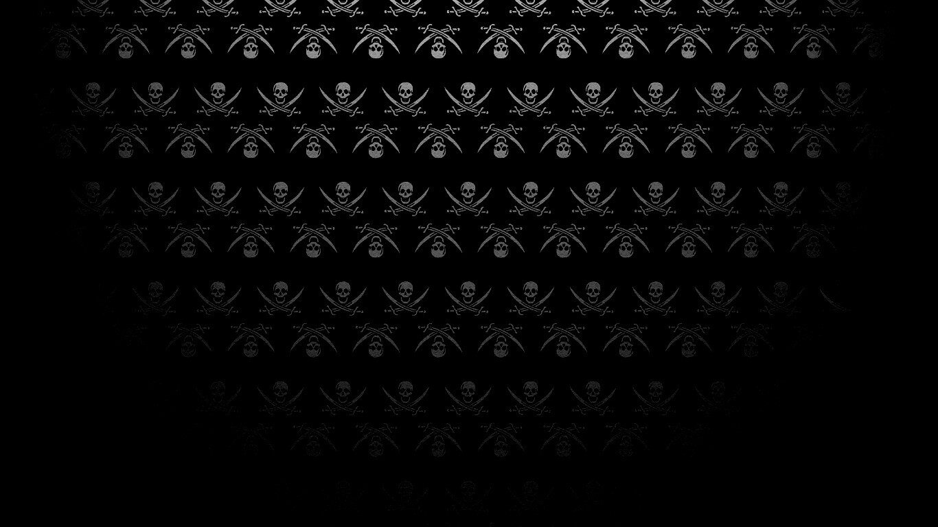 Череп и кости, пиратская тематика обои