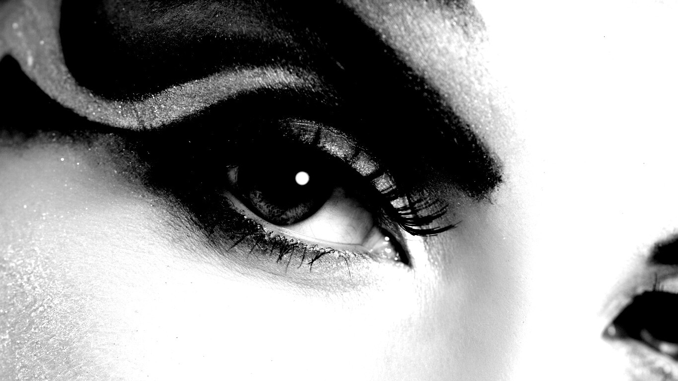Красивый макияж для глаз обои