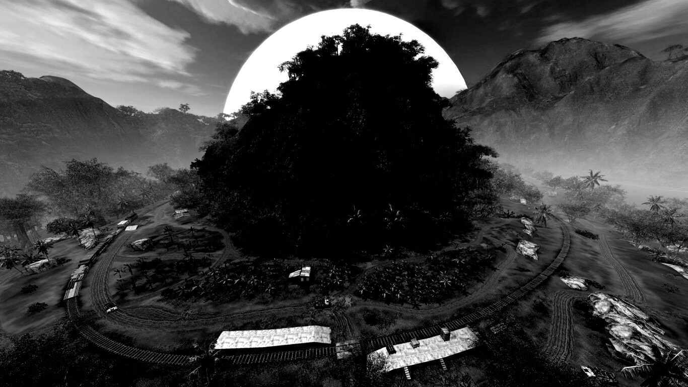 Железная дорога в тропиках из Crysis обои