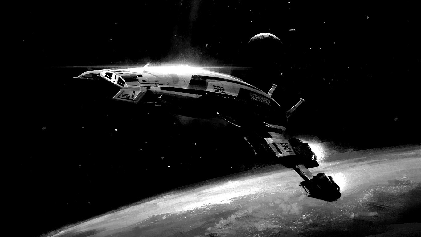 Корабль Normandy обои