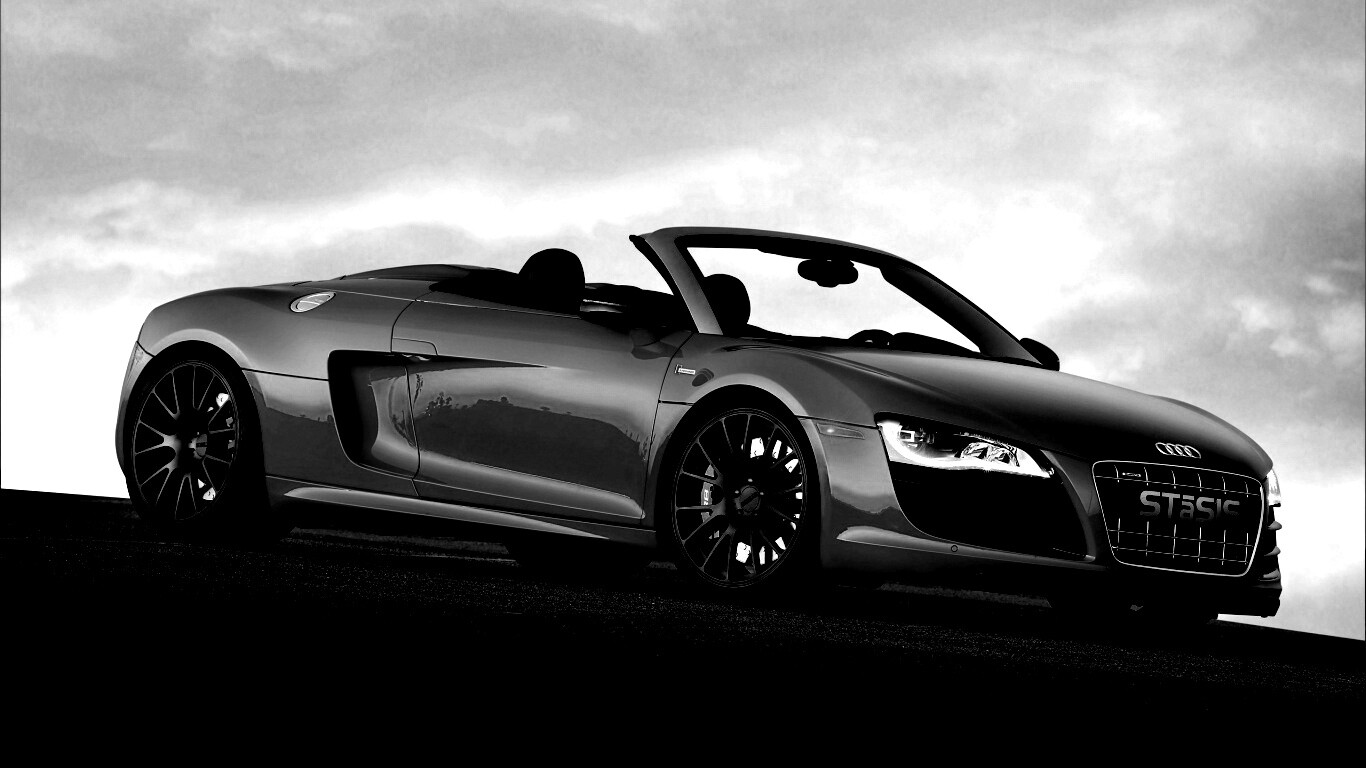 Красная Audi обои