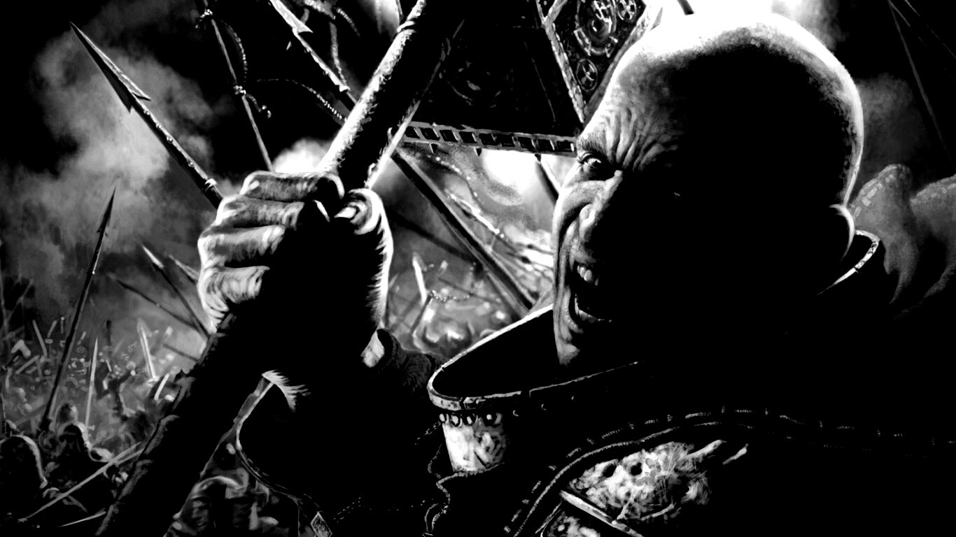 Воин с боевым молотом обои