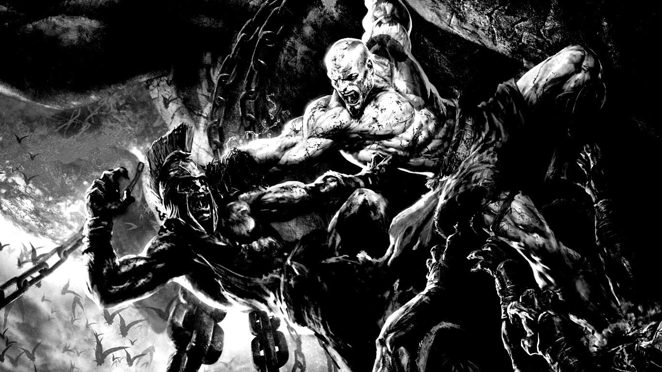 Бог войны обои