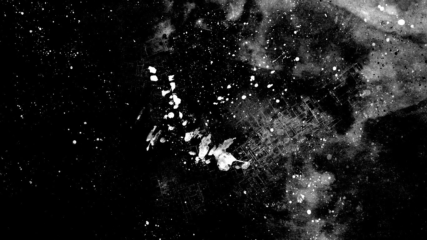 Паттер из красок и штрихов обои