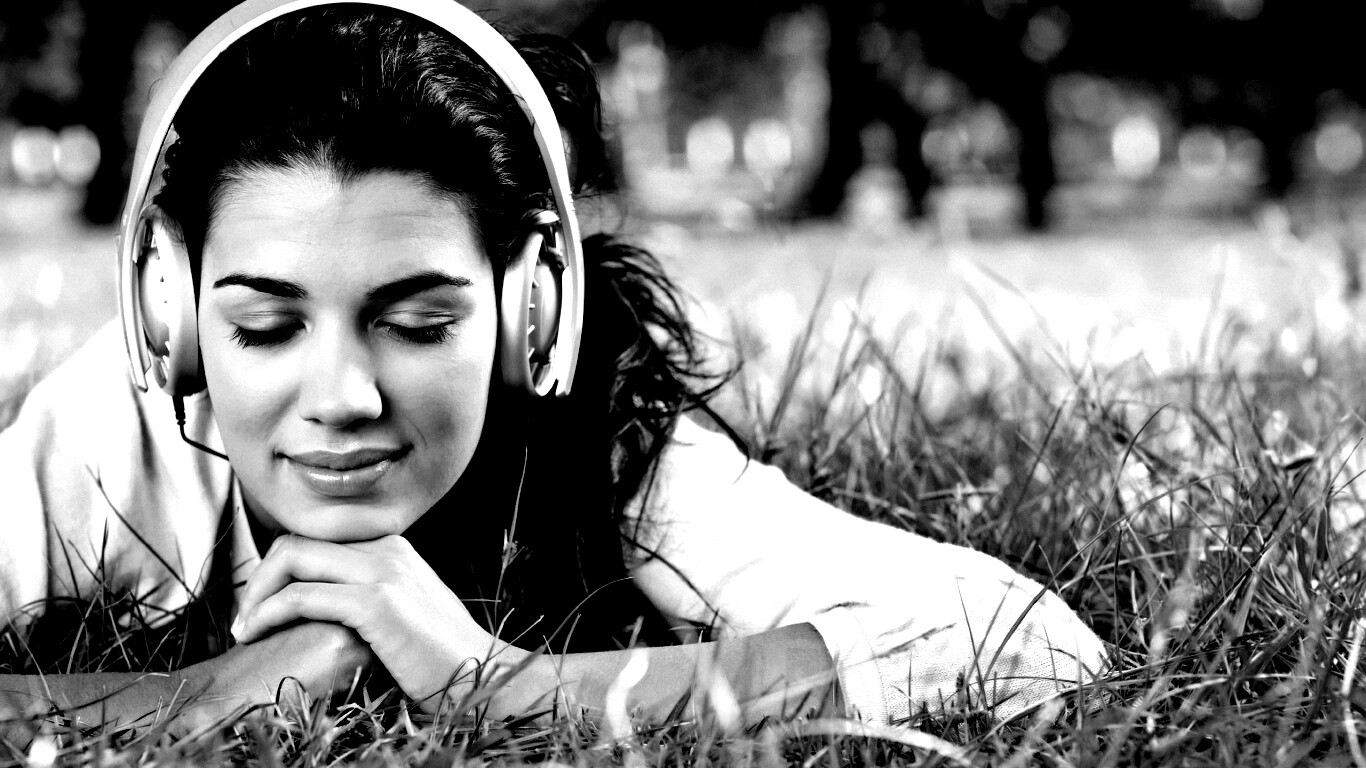 Наслаждение музыкой обои