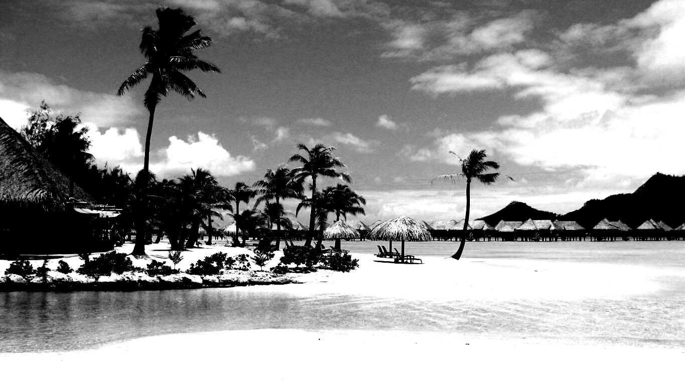 Побережье Бора-бора обои